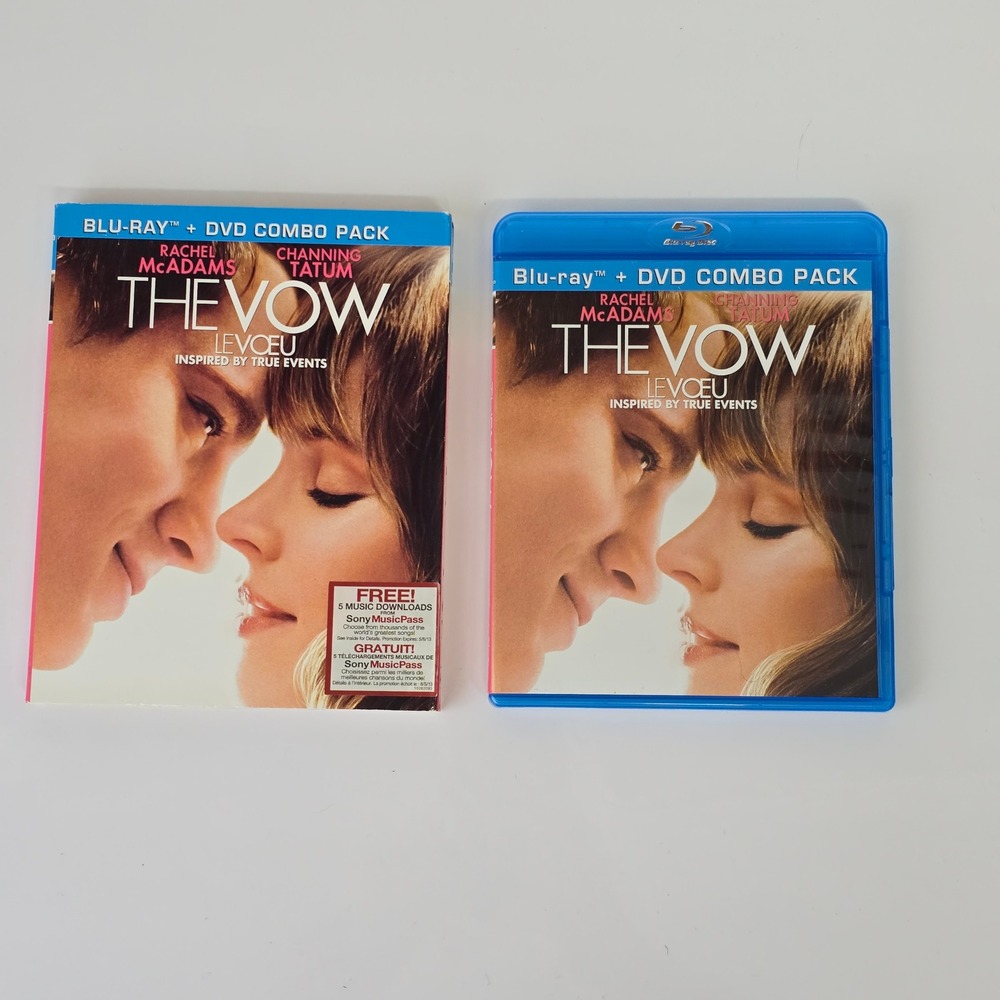 The Vow Movie Romantic Drama‎ Blu-ray DVD Combo Channing Tatum Rachel McAdams